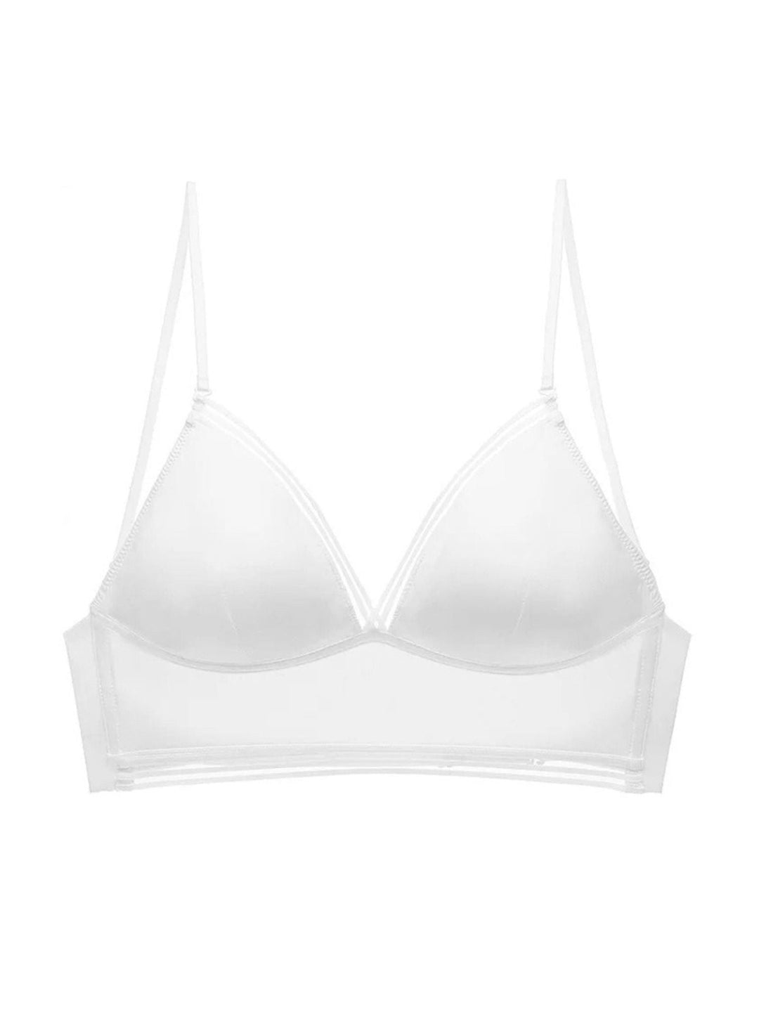 Black Sexy Slim Strap Backless Bra