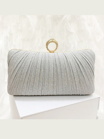 Synthetic Chain Waterproof Solid Color Clutches & Evening Bags
