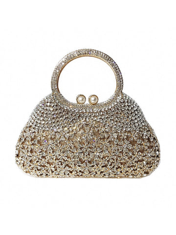 Alloy Chain Crystals Rhinestone Clutch Bags
