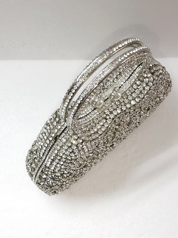 Alloy Chain Crystals Rhinestone Clutch Bags