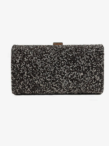 Polyester Large Capacity Multi Carry Rhinestone Chain Evening Bags