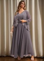 A-Line/Princess Mother of the Bride Dresses with Applique & Sequins