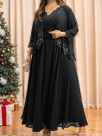 A-Line/Princess Mother of the Bride Dresses with Applique & Sequins