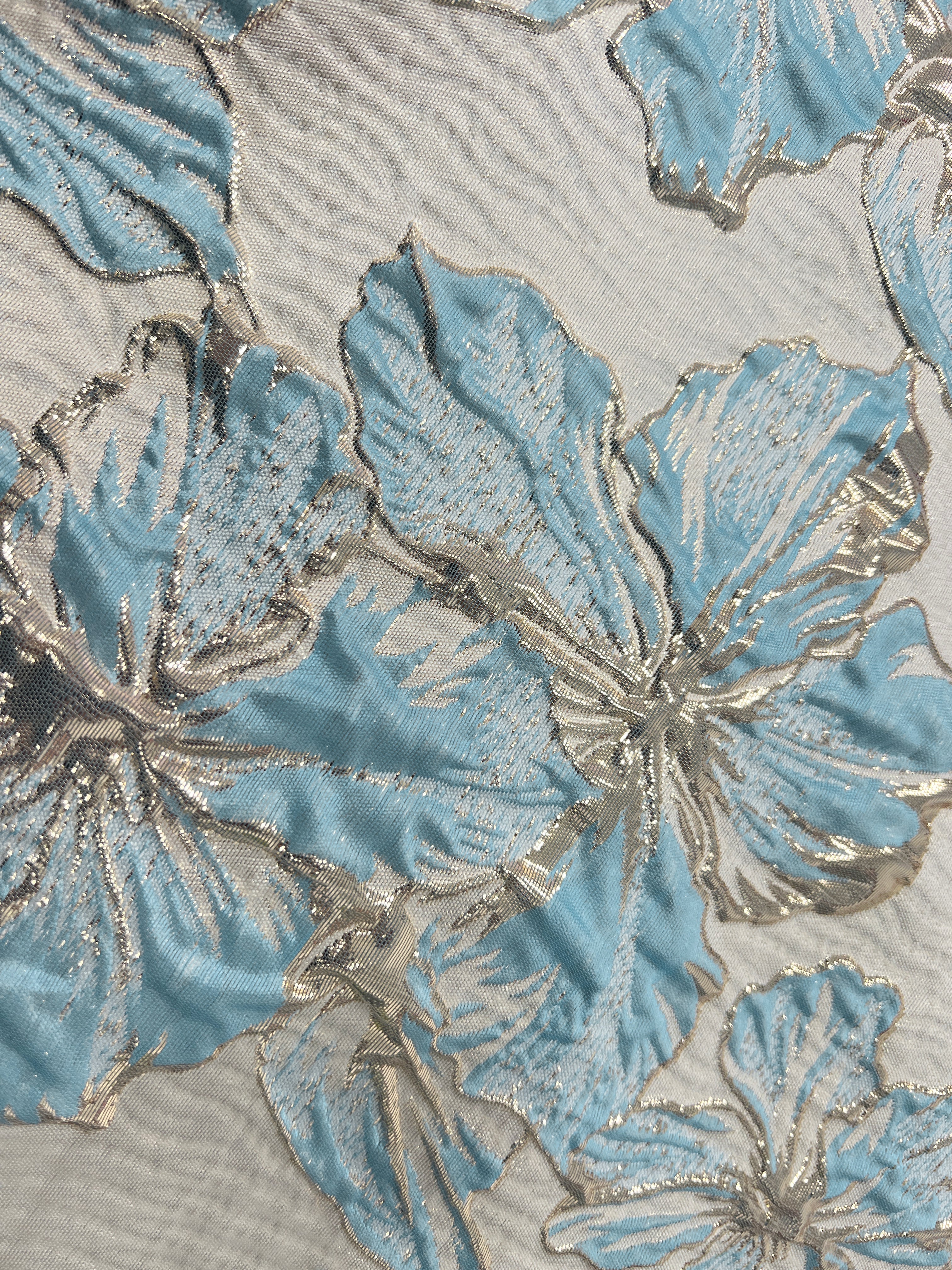 A-Line/Princess Shirt Collar 3/4 Sleeves Printed Flower Plus Size Mother of the Bride & Groom Dresses