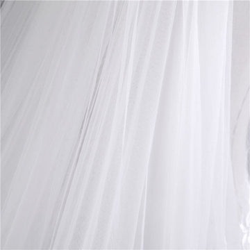 One-tier Lace veil extra wide 3M long tail Wedding Veils with Appliques