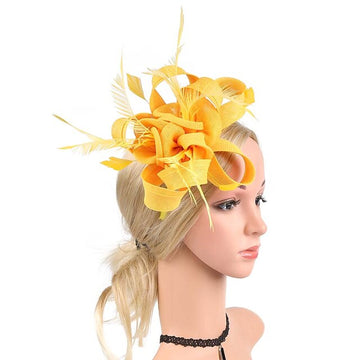 Fascinators Net Classic Wedding With Flower Headpiece
