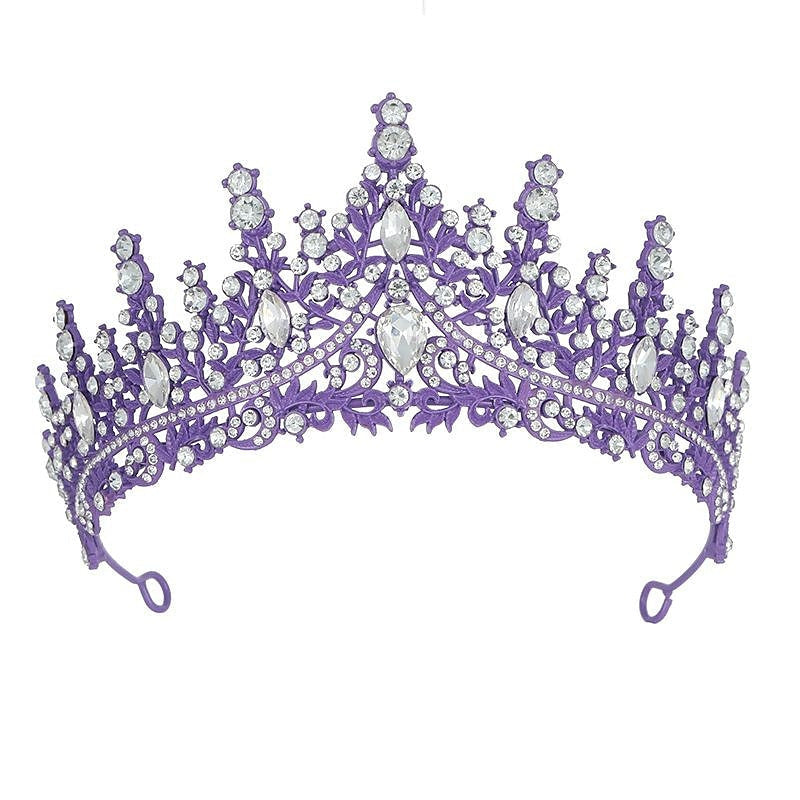 Crown Tiaras Alloy Wedding Party / Evening Retro Sweet Headpieces With Crystal