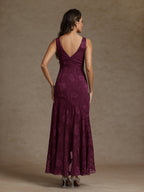 A-Line/Princess Scoop Sleeveless Mother of the Bride Dresses With Lace