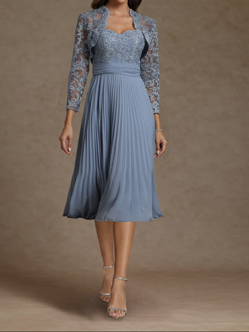 A-Line/Princess Sweetheart Mother of the Bride Dresses With Lace Applique