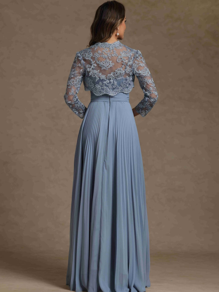 A-Line/Princess Sweetheart Long Sleeves Mother of the Bride Dresses With Applique