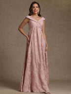 A-Line/Princess V-Neck Sleeveless Ruched Mother of the Bride Dresses