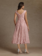 A-Line/Princess V-Neck Sleeveless Ruched Mother of the Bride Dresses