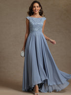 A-Line/Princess Crew Neck Sleeveless Mother of the Bride Dresses With Sequins