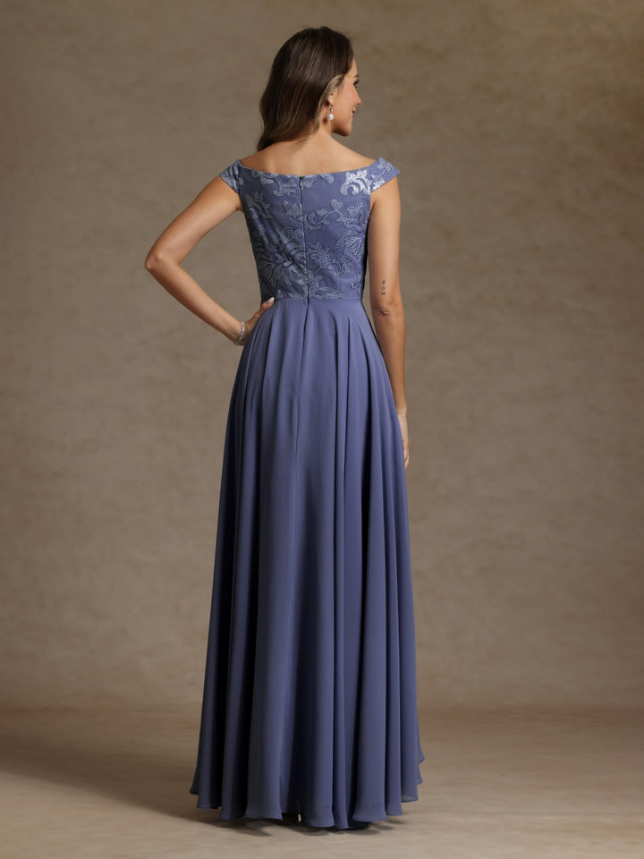 A-Line/Princess Crew Neck Sleeveless Mother of the Bride Dresses With Sequins
