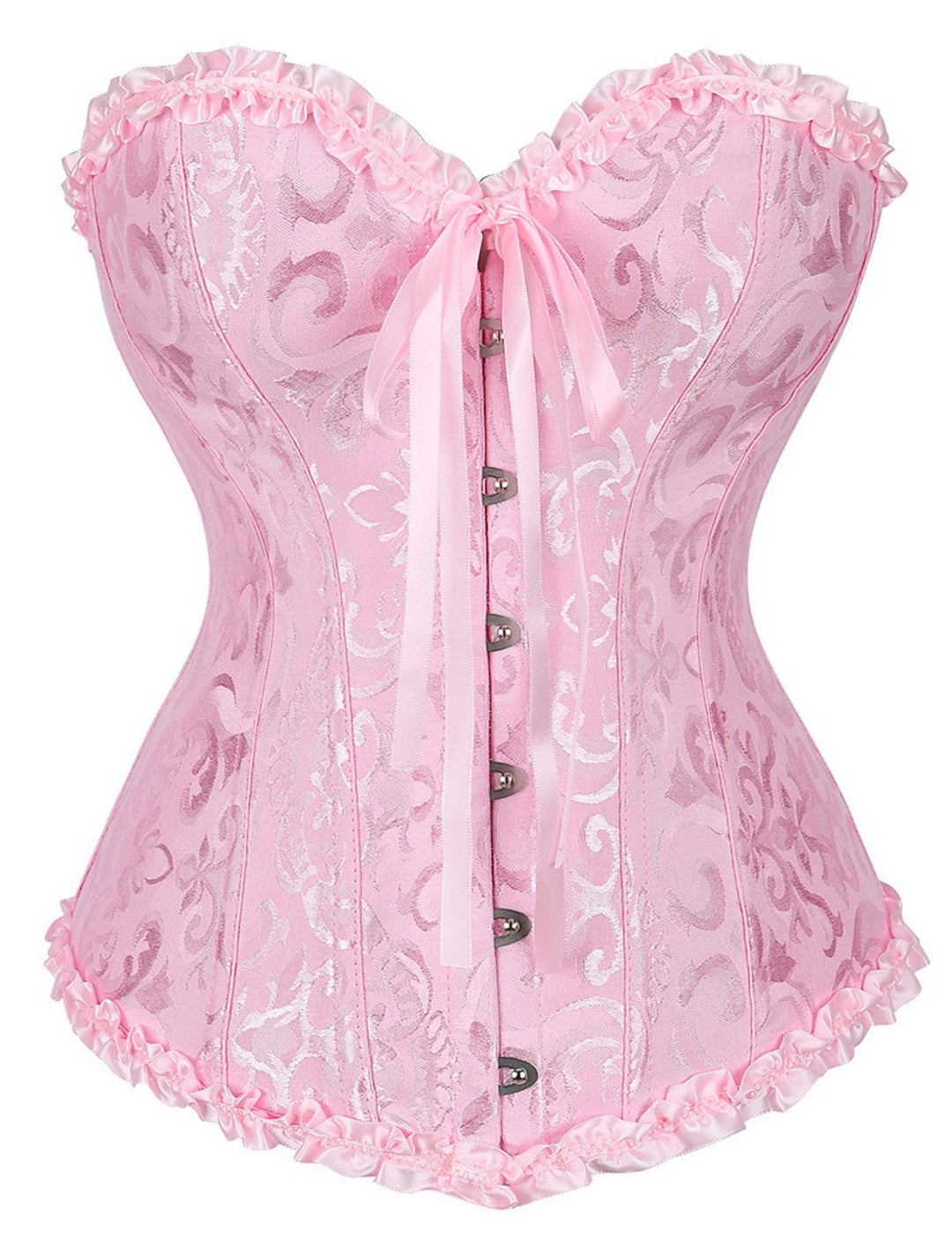 Women‘s Sexy Bavarian Push Up Lace Overbust Corsets for Wedding Party Birthday