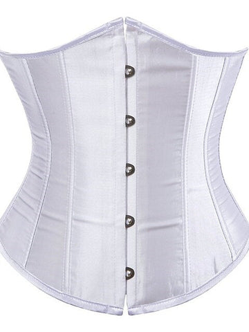Women‘s Hook & Eye Tummy Control Push Up Jacquard Overbust Corsets for Wedding Party Birthday Halloween