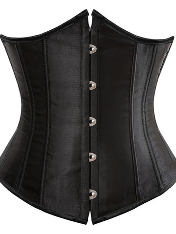 Women‘s Hook & Eye Tummy Control Push Up Jacquard Overbust Corsets for Wedding Party Birthday Halloween
