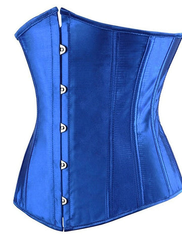 Women‘s Hook & Eye Tummy Control Push Up Jacquard Overbust Corsets for Wedding Party Birthday Halloween