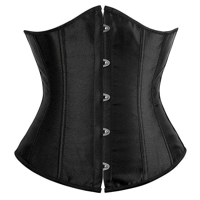 Women‘s Underbust  Satin Corsets for Wedding Party Birthday