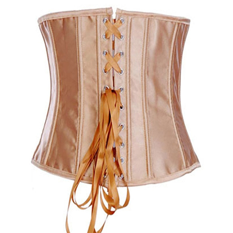Women‘s Underbust  Satin Corsets for Wedding Party Birthday