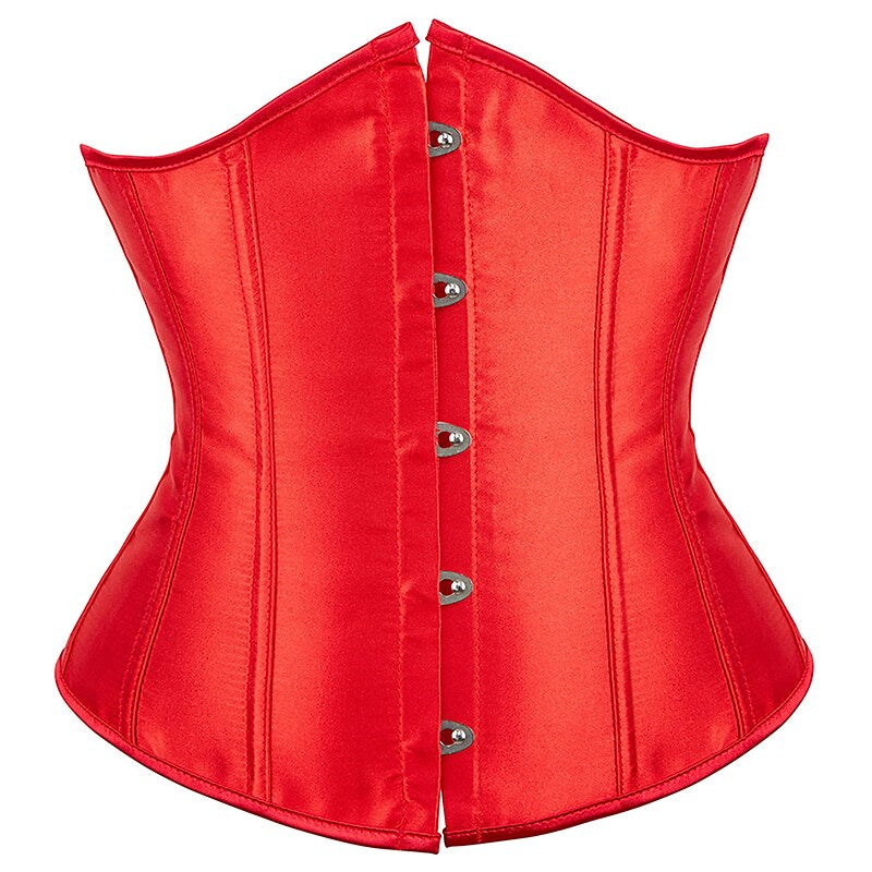 Women‘s Underbust  Satin Corsets for Wedding Party Birthday