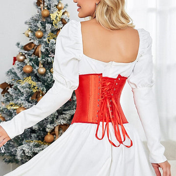 Women‘s Underbust  Satin Corsets for Wedding Party Birthday