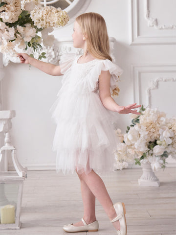 Lace Tulle Short/Mini Dress