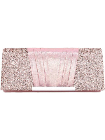 Gold Sparkling Elegant Evening Clutch Bag with Sequins