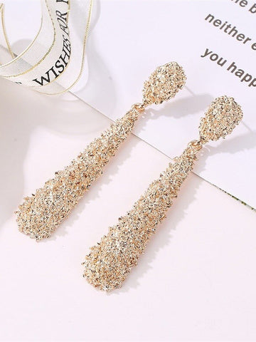 Pear Cut Drop Earrings For Women's Wedding Work Daily Party