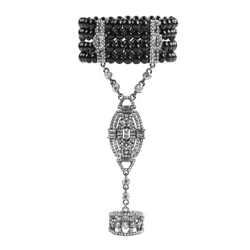 Jewelry Simple Rhinestone Luxury Pearl Ring Bracelet Set