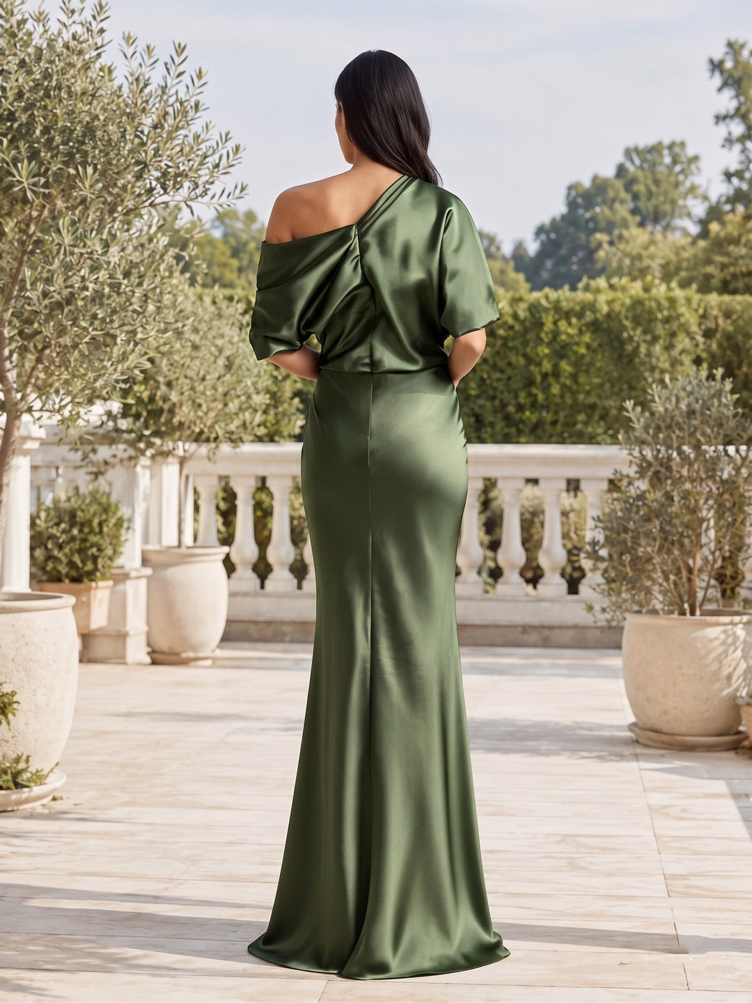 Sheath/Column One-Shoulder Mother of the Bride Dresses