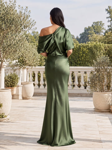 Sheath/Column One-Shoulder Mother of the Bride Dresses