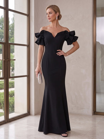 Trumpet/Mermaid Off-the-Shoulder Mother of the Bride Dresses