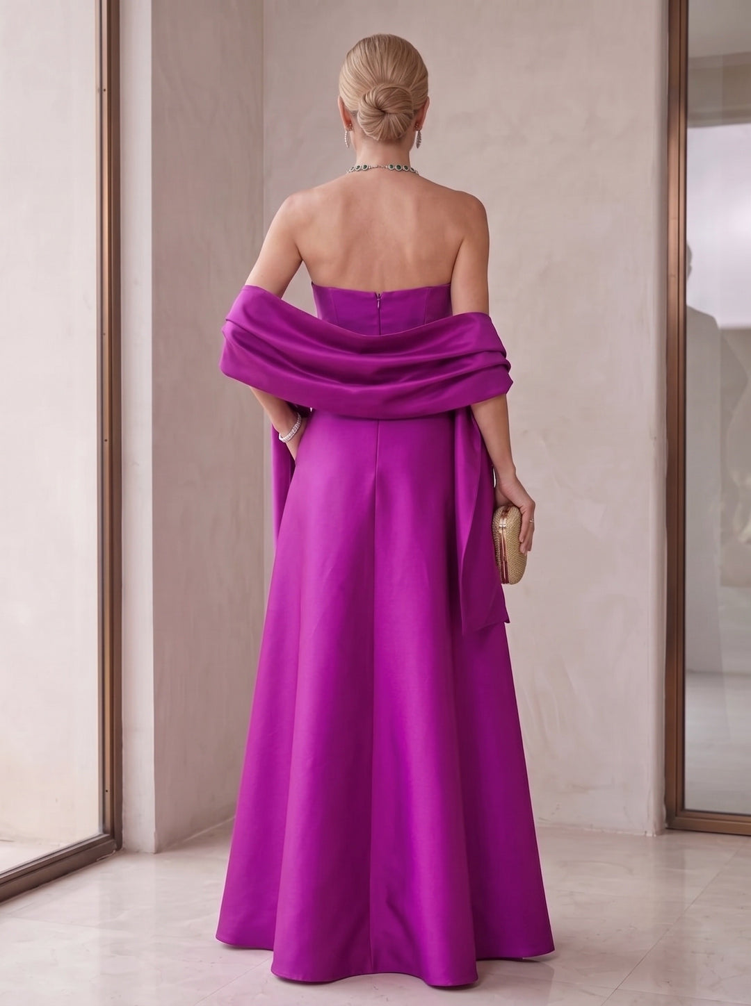 A-Line/Princess Sweetheart Sleeveless Floor-Length Mother Of The Bride Dresses With Pure Color