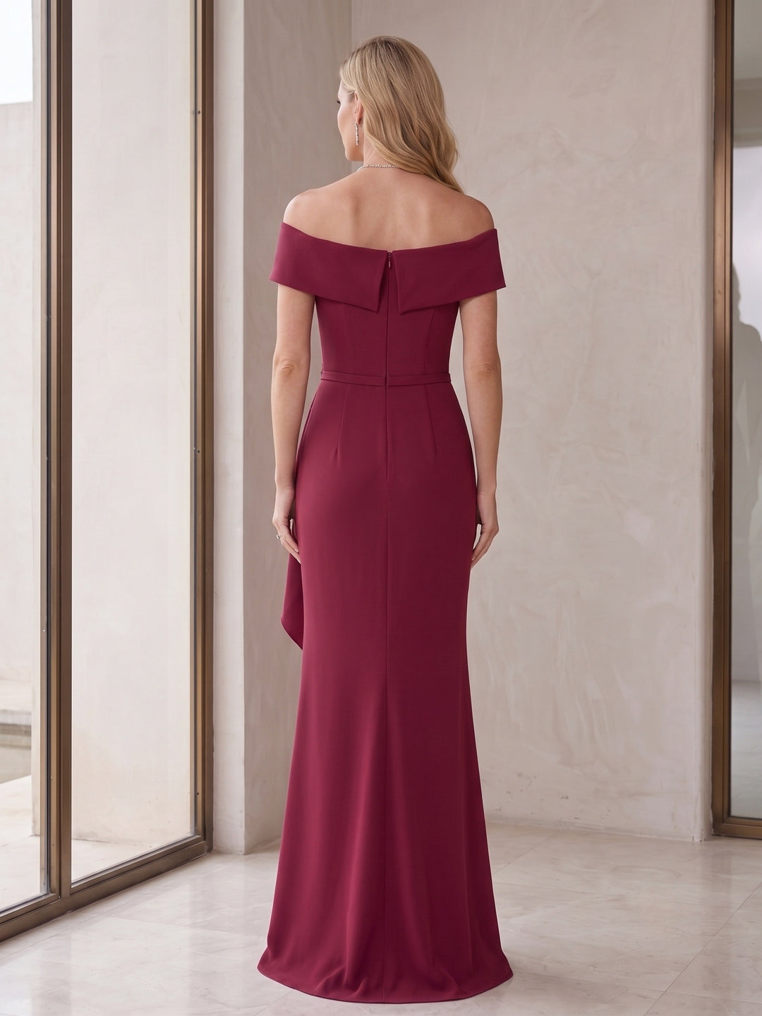 Mermaid/Trumpet Off-the-Shoulder Sleeveless Floor-Length Mother of the Bride Dresses
