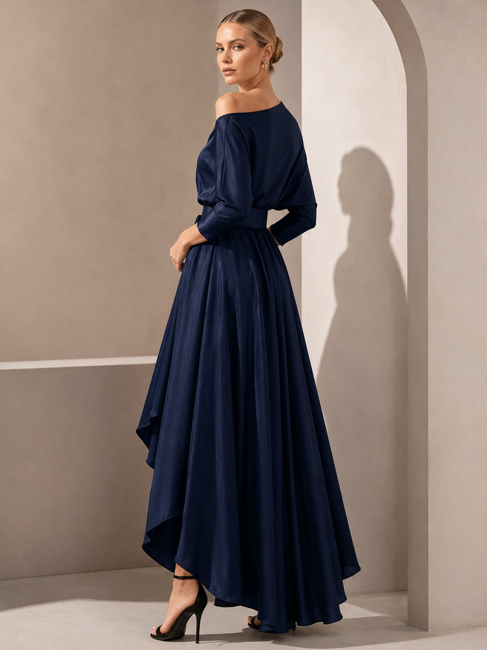 mother of the bride dresses navy blue