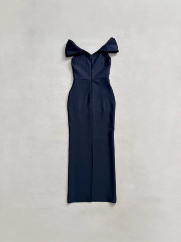 Sheath/Column V Neck Mother of the Bride Dresses Short Sleeves Party Dresses Ankle-Length Stretch Satin