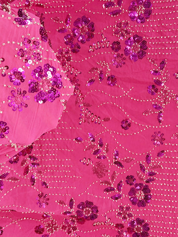 A-Line/Princess V-Neck Sequins Lace Mother of the Bride Dresses 3/4 Sleeves Floral Tea-Length