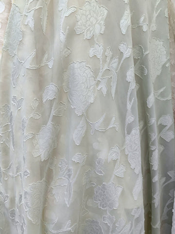 Trumpet/Mermaid Off-the-Shoulder Chiffon Floral Mother of the Bride Dresses Floor-Length Sleeveless