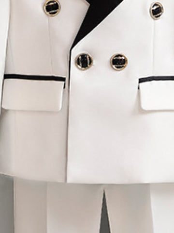 Boys Suit & Blazer Shirt & Pants Outfit Long Sleeve Set 3-7 Years 5 Roots Boy's Wedding Suit Sets