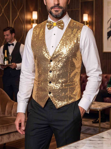 Men's Classic Single Breasted Three-buttons Vest