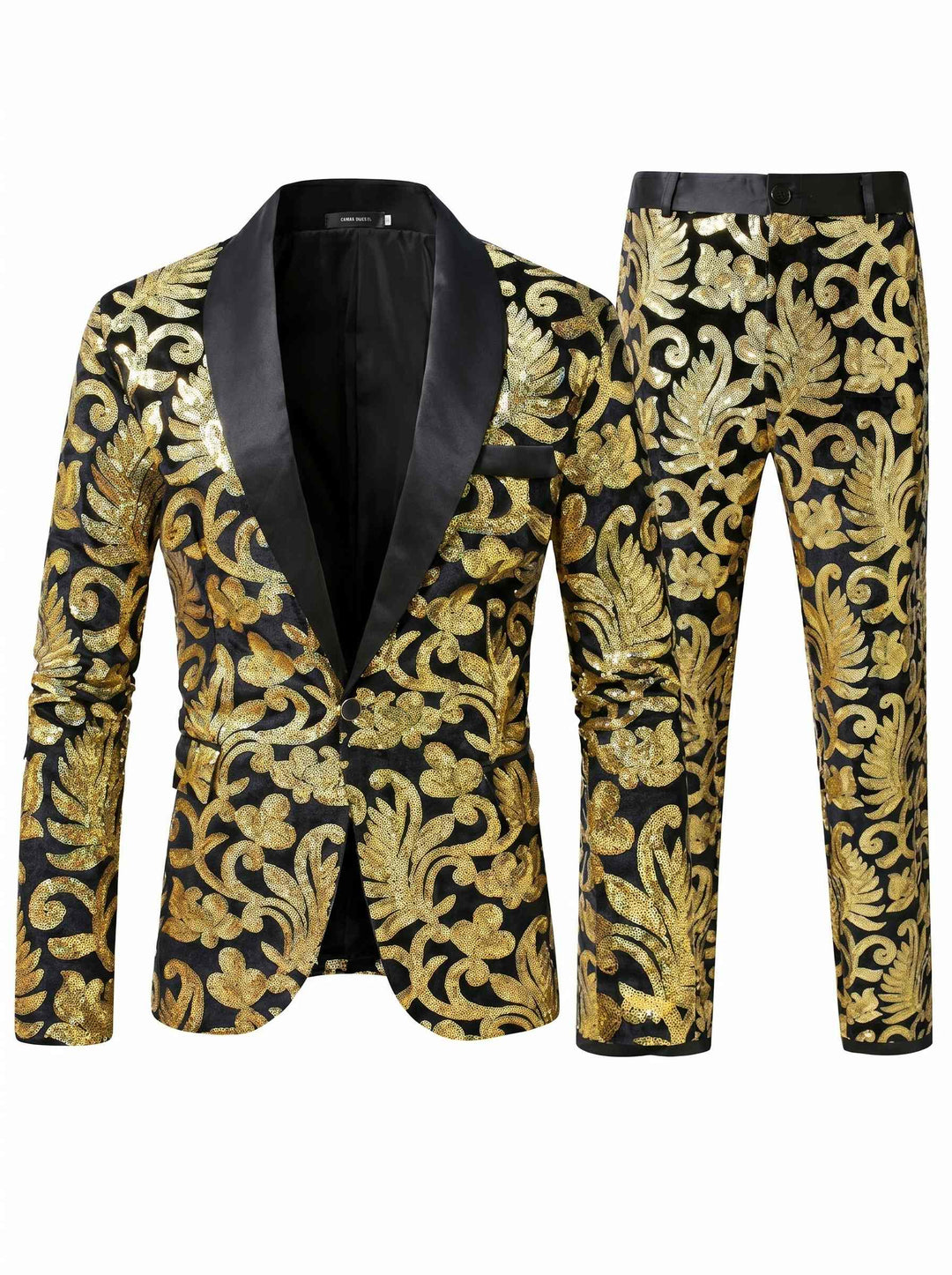 Men's Standard Fit Single Breasted One-button 2 Pieces Party Suits