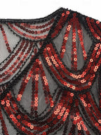 1920s Coat Shawls Women's Sequins  Vintage Party Shawl