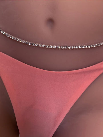 Dance Accessories  Rhinestone Glitter Metal Chain Women's Performance Training High Alloy