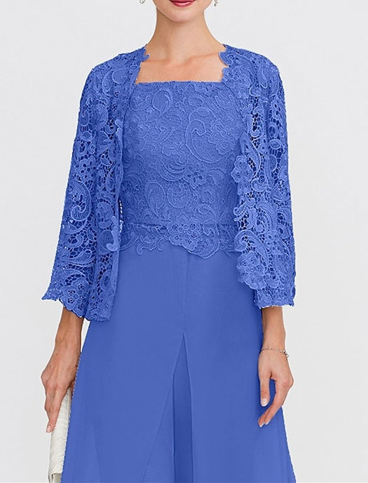 Women's Wedding Guest 3/4 Length Sleeves Floral Lace Bolero Coats / Jackets