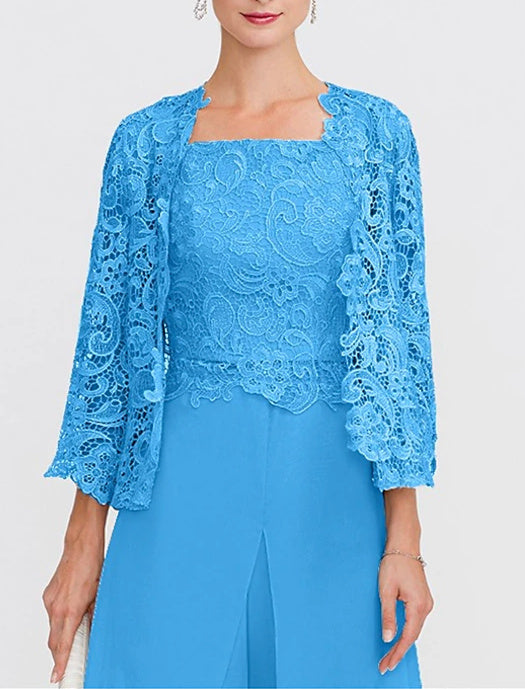 Women's Wedding Guest 3/4 Length Sleeves Floral Lace Bolero Coats / Jackets