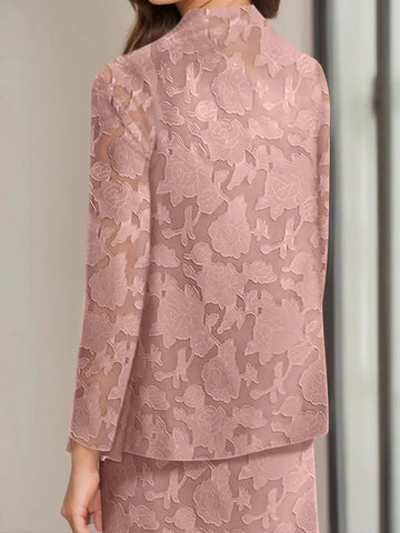 Women's Chiffon Long Sleeves Jackets with Appliques