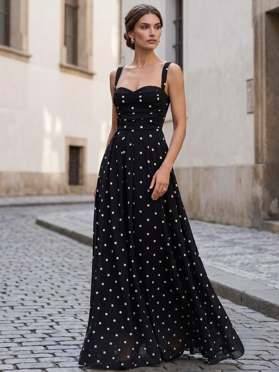 A-Line Evening Dress Chiffon Sweetheart Sleeveless Ankle-Length With Ruched