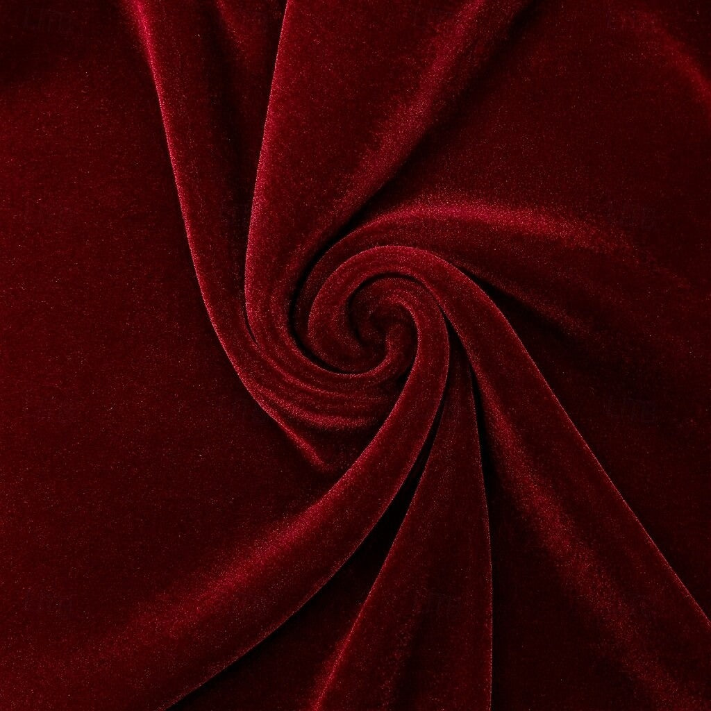 Mermaid Plus Size Prom Dress Velvet Formal Dress Corset Off-the-Shoulder Floor-length High Split