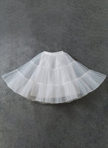 A-Line Slip Polyester Tea-Length 3 Tiers Petticoats